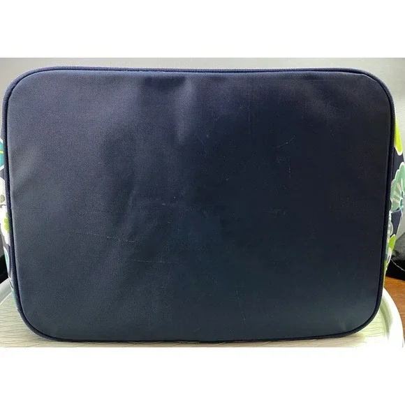 Thirty‎ One Thermal Tote Floral Lunch picnic Bag Cooler Blue/Green Sz.15x21x10" - Picture 6 of 11